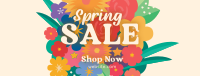 Spring Sale bouquet Facebook Cover Image Preview