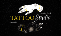 Tattoo Studio Art Business Card