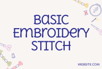 Cute Embroidery Shop Pinterest Cover Image Preview