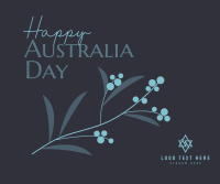 Golden Wattle  for Aussie Day Facebook Post