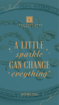 Sparkling Jewelry Quote TikTok Video