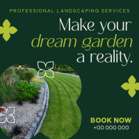 Garden Landscaping Service Instagram Post Design