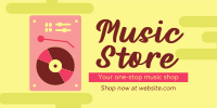 Premium Music Store Twitter Post