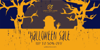 Spooky Trees Sale Twitter Post