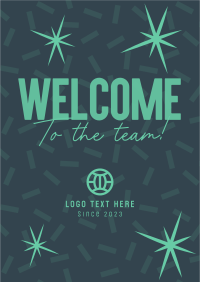 Festive Welcome Greeting Poster Design