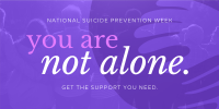 Suicide Prevention Support Group Twitter Post