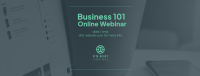 Business 101 Webinar Facebook Cover Image Preview