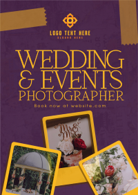 Rustic Wedding Photographer Flyer