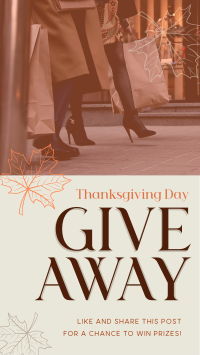 Massive Giveaway this Thanksgiving Instagram Story