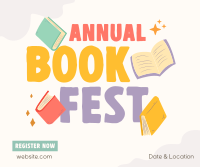 Annual Book Event Facebook Post