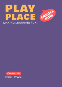 Play Place Flyer