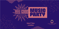 Feel Good Party Twitter Post