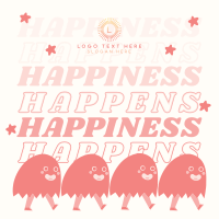 Happy Days Instagram Post Design