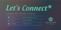 Modern Connect With Us Twitter Post Design