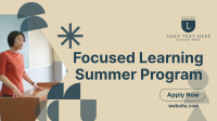 Summer Learning Shapes Animation