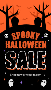 Spooky Ghost Sale Facebook Story