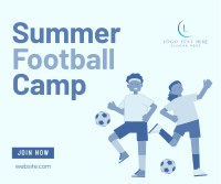 Summer Football Camp Facebook Post