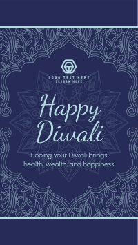 Fancy Diwali Greeting Facebook Story