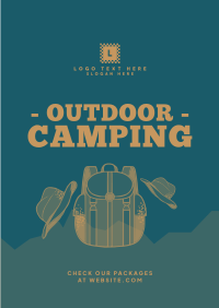 Outdoor Campsite Flyer