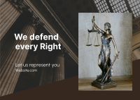 Law Firm Postcard Design