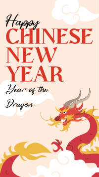 Dragon Chinese New Year Instagram Story