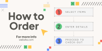 Abstract Order Guide Twitter Post Design