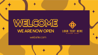 Welcome Now Open Animation