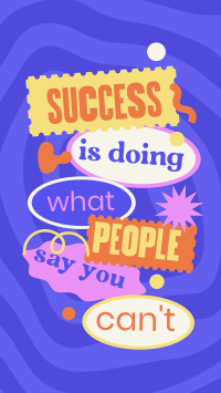 Success all the Way Instagram Reel Image Preview