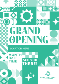 Grand Opening Blocks Flyer