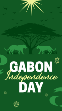 Gabon Independence Day Facebook Story