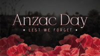 Anzac Poppies Facebook Event Cover