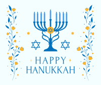 Hanukkah Festival of Lights Facebook Post