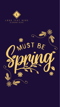 Must be Spring Instagram Reel Image Preview