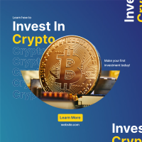 Crypto Investment Instagram Post