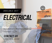 Electrical Repair and Maintenance Facebook Post