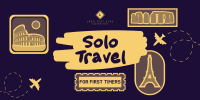 Stickers Solo Traveler Twitter Post