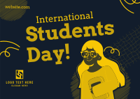 Student's Day Postcard example 2