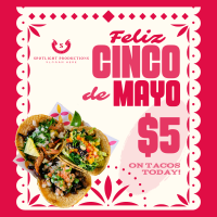 Playful Cinco De Mayo Instagram Post Image Preview