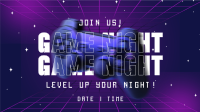 Futuristic Game Night Video