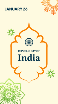 Happy Indian Republic Day Facebook Story