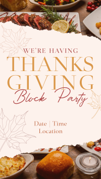 Elegant Thanksgiving Party Video