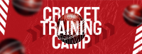 Grunge Cricket Training Camp Facebook Cover Image Preview