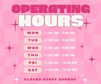 Quirky Operating Hours Facebook Post