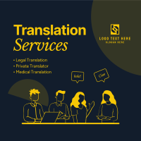 Translator Services Instagram Post