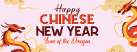 Chinese New Year Dragon Facebook Cover Image Preview