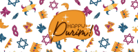 Purim Doodles Facebook Cover