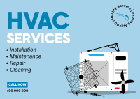 HVAC Services Postcard