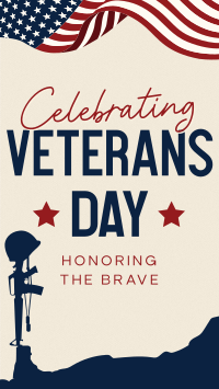 Celebrating Veterans Day TikTok Video Design