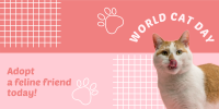 World Cat Day Adoption Twitter Post