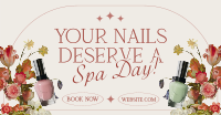 Floral Nail Services Facebook Ad